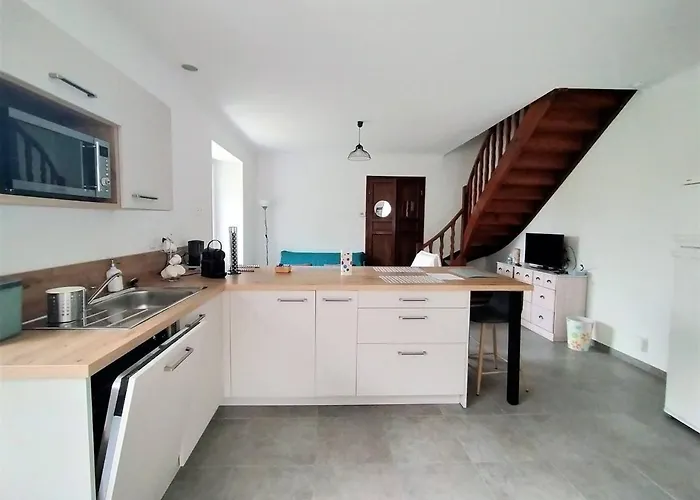 T3 Confortable Avec Terrasse, 2 Chambres, Cuisine Equipee, Wi-fi - - Fr-1-495-122 Διαμέρισμα
